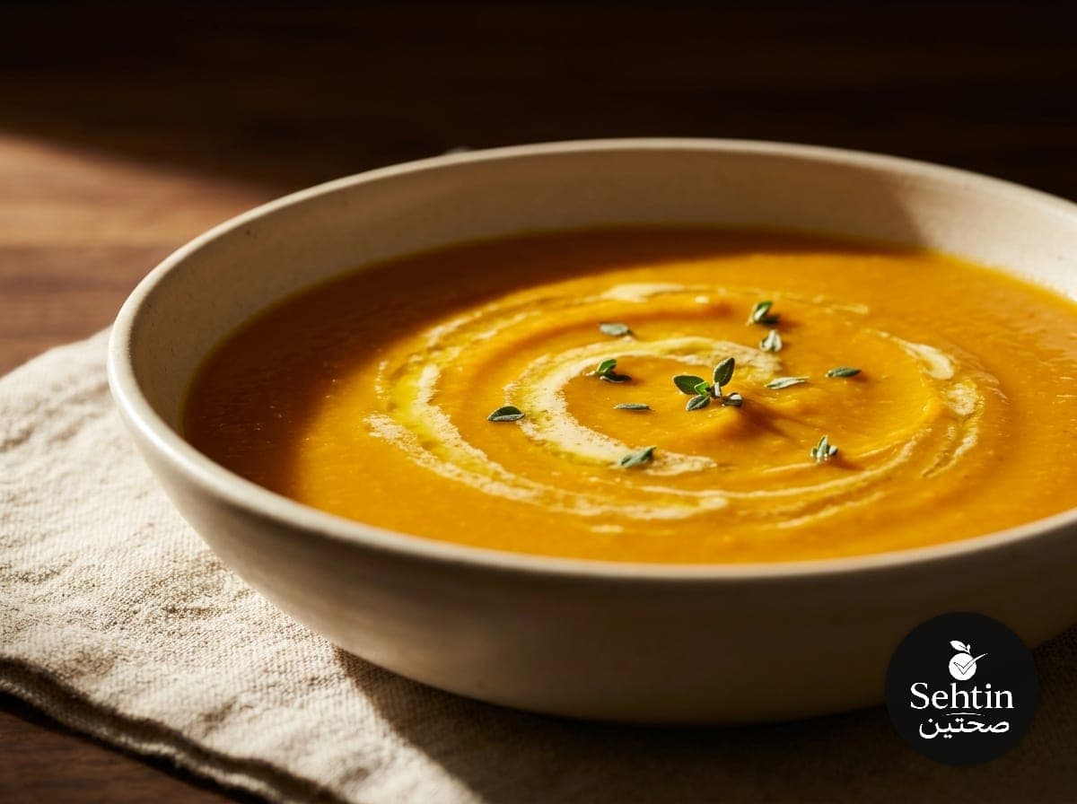شوربة قرع بالزبدة